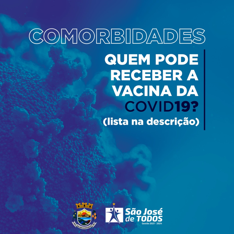 RELAÇÃO DAS COMORBIDADES PARA A VACINA DA COVID-19